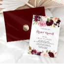 Search for burgundy and blush invitations Bride