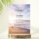 Search for celebration of life sunset invitations Beach