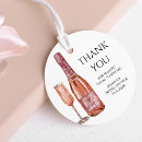 Search for gold favor tags champagne