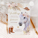 Search for horse birthday invitations Cowgirl party