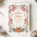 Search for november wedding invitations Pumpkin