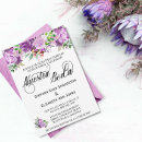 Search for purple rose wedding invitations Lavender
