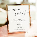 Search for open seating wedding signs Minimalist welcome