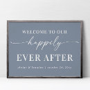 Search for happily ever after signs Welcome to our reception