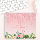 Search for flamingo mousepads Girly