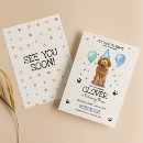 Search for dog birthday invitations for pets