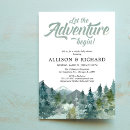 Search for mountain baby shower invitations Rustic