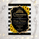 Search for sunflower quinceanera invitations 15th birthday