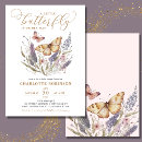 Search for butterfly baby shower invitations garden