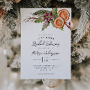 Search for christmas bridal shower invitations Mistletoe