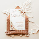 Search for boho baptism invitations Pampas grass