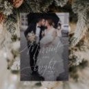 Search for christmas holiday wedding announcement cards and bright