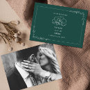 Search for jewel tone save the dates Green