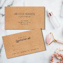 Search for nail salon appointment cards beautician