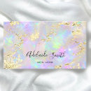 Search for iridescent business cards Holographic