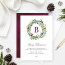 Search for wreath christmas cards elegant