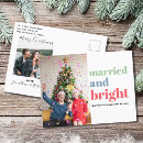 Search for red holiday wedding announcement cards modern
