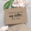 Search for sister maid of honor invitations Proposal