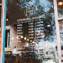 Search for business signs opening hours
