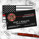 Search for cross business cards thin red line