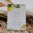 Search for citrus baby shower invitations botanical