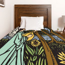Search for art nouveau duvet covers Black