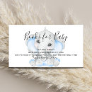 Search for white elephant party invitations Blue and white