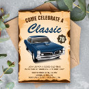 Search for classic car invitations 60th