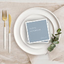 Search for dusty blue wedding napkins Elegant