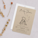Search for winnie the pooh baby shower invitations simple