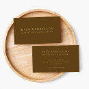 Search for brown business cards professional