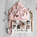 Search for elopement wedding announcement cards we eloped