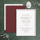 Search for burgundy wedding invitations trendy