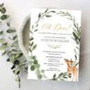 Search for oh deer baby shower invitations Eucalyptus