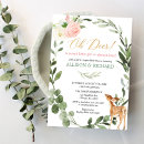 Search for fawn baby shower invitations Modern simple