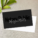 Search for notary business cards Law