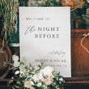 Search for sign posters rehearsal dinner welcome signs