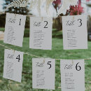 Search for wedding table cards modern