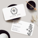 Search for sweet business cards bee