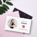 Search for calling business cards Follow me