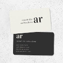 Search for mid century business cards Minimalist