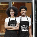 Search for funny baking aprons White