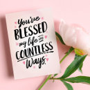 Search for your friendship is a blessing cards Christian friends