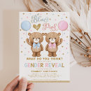 Search for bears gender reveal baby Mother to be