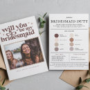 Search for bridesmaid cards photo collage
