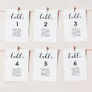 Search for elegant table cards typography