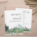 Search for rustic wedding invitations mountain