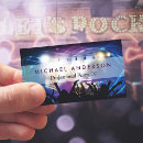 Search for music business cards nightclub