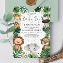 Search for wildlife baby shower invitations wildlife wilderness botanical forest