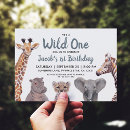 Search for boy birthday invitations Jungle